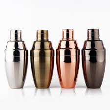 premium cocktail shaker in silber spiegel kupfer rose gold gold schwarz bronze finish cobbler in 18 8 edelstahl spargut spiegel kupfer edelstahl cocktails