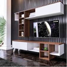 Modatte Romeo Beyaz Ceviz Tv Unitesi Ev Oturma Odasi Tvs Ev Mobilyalari