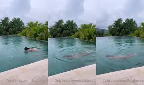 Mika Lafuente Full Naked Swimming Pool