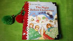 Little Golden Book Junk Journal Christmas Journal The Night Before Christmas Before Christmas
