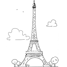 Dessins et coloriages page de coloriage grand format a imprimer. Coloriage Paris Tour Eiffel A Imprimer Gratuit Coloriage Tour Eiffel Tour Eiffel Dessin Coloriage Paris
