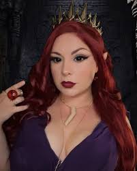 Amarantha, The Deceiver, High Queen of Prythian. Crown| @sweetvcrown  Code-Meganjaneart Wig| @sapphirewigs_makeup #amarantha #acotar  #underthemountain #thecourtofnightmares #acotarcosplay #romantasy #bookish  #booktok #bookstagram