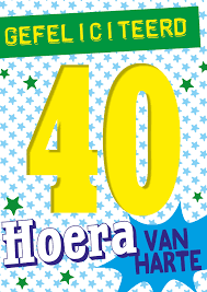 Gefeliciteerd 40 Jaar Man