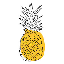 pineapple flat ad affiliate paid flat pineapple abstract line art pineapple graphic pineapple art