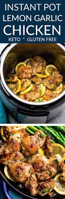 Place the chicken on the trivet inside your instant pot. Instant Pot Lemon Garlic Chicken The Perfect Low Carb Keto Friendly Meal For Spring Instant Pot Dinner Recipes Easy Chicken Recipes Chicken Dinner Recipes
