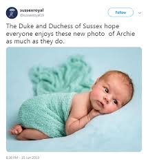 Here are baby archie's sweetest photos. New Photo Of Meghan Markle And Prince Harry S Baby Archie Exposed As Fake As Old Pic Of Fitness Instructor S Child Fools Internet