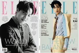 Elle (stylized elle) is a worldwide lifestyle magazine of french origin that focuses on fashion, beauty, health and entertainment. Exo S Kai Dominates The Covers Of Multiple Elle Magazine Issues In Different Countries For The Month
