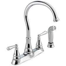 The ball valves are no longer made, the faucets now have cartridges. Two Handle Kitchen Faucet With Spray 21977lf Delta Faucet