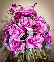 Best artificial flowers for cemetery. How To Floral Arrangement For Cemetery Vase My Widowed Heart