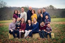 Family Pictures Maroon Navy Blue And Mustard Yellow Family Portrait Outfits Navy Family Pictures Fall Family Photo Outfits