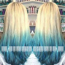 Highlighted Blonde With Base Bump And Pravana Blue And Pravana Teal Blonde And Blue Hair Hair Styles Change Hair Color