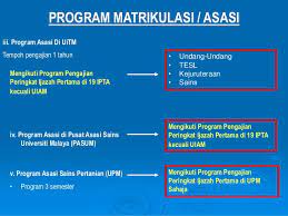 Persoalannya, apakah perbezaan memasuki asasi, tingkatan 6 dan diploma? Nuuril