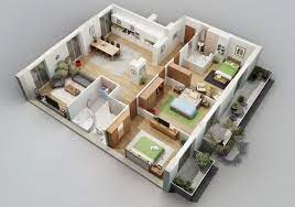 Selanjutnya memberikan gaya yang lebih artistik. Desain Rumah Minimalis 1 Lantai 5 Kamar Denah Rumah Denah Desain Rumah Desain Rumah