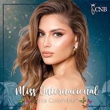 Sofía Osío (22) makes history as she becomes the first reigning Señorita  Colombia since the 1960s to compete at Miss International. The  pronouncement was made by @reinadocolombia the official license holder of