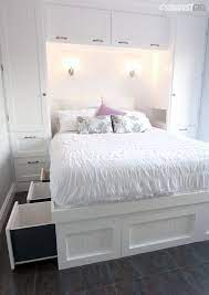 Built In Wardrobes And Platform Storage Bed A Fabulous Small Bedroom Bedroomideaforwarmand Small Bedroom Remodel Diy Bedroom Storage Small Bedroom Storage
