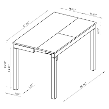 passage modern console dining table drawing mobilier de salon