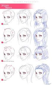 How To Draw Hair Step By Step Image Guides Drawing Hair Tutorial How To Draw Hair Cartoon Hair