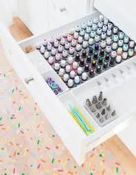 Baking Supply Organization Inspiration My Colorful Kitchen Reveal Baking Supplies Organization Baking Tools Organization Kitchen Baking