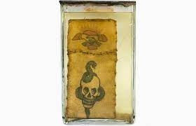 Artist Documents The Preserved Tattoo Covered Skin Of Deceased Prisoners Prison Tattoos Stick N Poke Tattoos Poke Tattoo