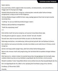 22 Contoh Surat Pribadi Singkat Untuk Sahabat Guru Ortu Di 2020 Surat Guru Kepribadian