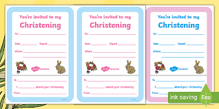 Baptisms and christenings are moments to cherish with family and friends. Christening Invitation Template Teacher Made
