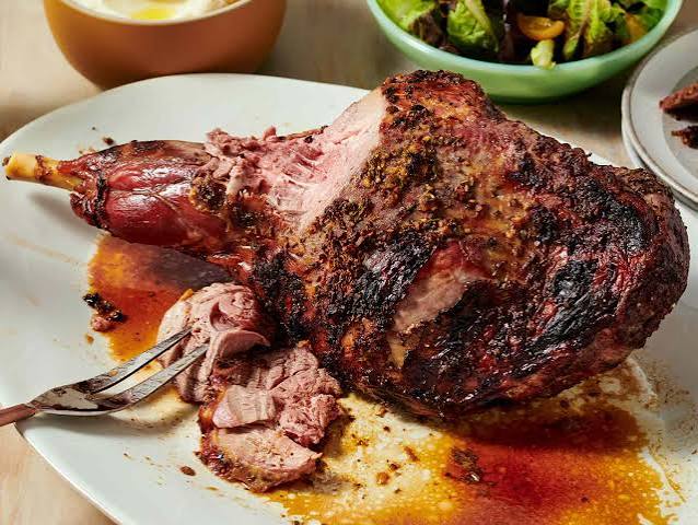 Roast Leg of Lamb with Rosemary
