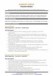 Renasant bank, wells fargo bank. Banker Resume Samples Qwikresume