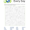 Printable happy earth day everyone coloring page. 1