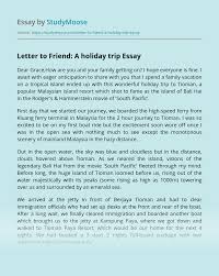 No matter your skill level, every once in a while the tiles we're dealt will cause our minds to draw a blank. Letter To Friend A Holiday Trip Free Essay Example
