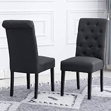 Maybe you would like to learn more about one of these? Homesailing Pair Taupe Dining Chair For Kitchen Restaurant Black Wood