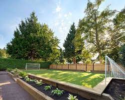 Backyard Soccer Field Home Design Ideas Pictures Remodel And Decor Large Backyard Landscaping Backyard Design Backyard Playground