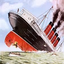 1915: german u boat sinks the lusitania