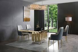 Check spelling or type a new query. Modrest Griffith Modern Black Glass Gold Dining Table