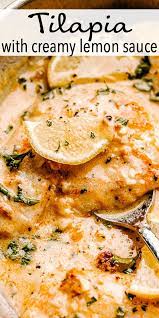 Easy Skillet Tilapia Recipe Fish Dinner Recipes Tilapia Recipes Easy Talapia Recipes