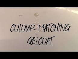 Gelcoat Colour Matching