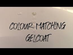 gelcoat colour matching