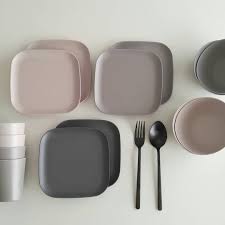 乙女心をくすぐる セリア ダイソー キャンドゥの高見えモノトーンアイテム特集 バンブー 食器 ダイソー 食器 食器