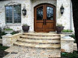 This is a major front entrance renovation completed in 2016. Step Design For Front Entrance Novocom Top