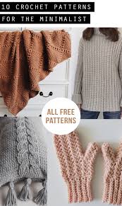 Knit and crochet afghan kits. Ten Minimalist Free Crochet Patterns Megmade With Love
