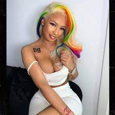 Tekashi 6ix9ine's Girlfriend Gets '69' Tattoo & Rainbow Hair, Meek Mill  Cracks Joke