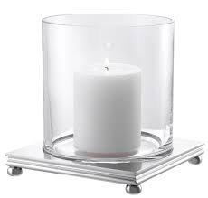 Plain glass votive candle holders are the least expensive option and often cost less than $1 each. Casa Padrino Luxury Hurricane Silver 17 X 17 X H 17 5 Cm Modern Candle Holder With Round Glass And Square Metal Base Luxury Accessories