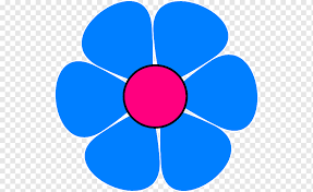Download 1960s Hippie Flower Power Hippy S Blue Symmetry Flower Png Pngwing