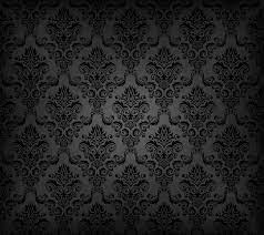 Vector Illustartion Of Black Seamless Wallpaper Pattern Wall Mural Pixers We Live To Change Pattern Wallpaper Black Wallpaper Living Room Gothic Wallpaper