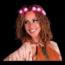 LED Sommerkrans Rosa