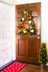 Christmas decoration ideas for a door. 30 Diy Christmas Door Decorations Best Holiday Front Door Ideas