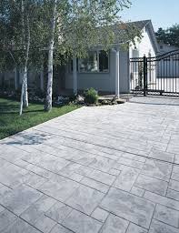 Stamped Concrete Fractured Slate Random Interlocking Pattern Stamped Concrete Driveway Concrete Patio Designs Stamped Concrete Patio