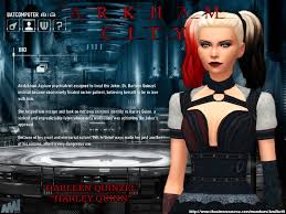 Hair, clothes, makeup & more; The Sims Resource Arkham Harley Quinn