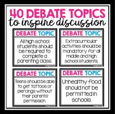 Global warming is the #1 issue facing our world these days. Debate Topics For Grade 4 And 5 12 Brilliant Debate Topics For Kids