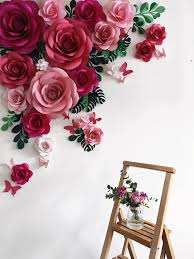 Papierblumen Fleur En Papier Hochzeit Papierblumen Etsy Paper Floral Arrangements Paper Flower Wall Paper Floral