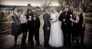 A Fabulous 1920s Gangster Inspired Wedding Wedding Guest Outfit Flapper Dress Wedding Options